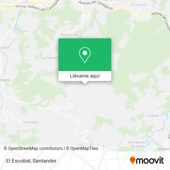Mapa El Escobal
