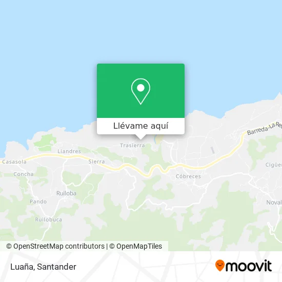 Mapa Luaña