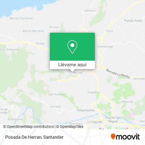 Mapa Posada De Herran