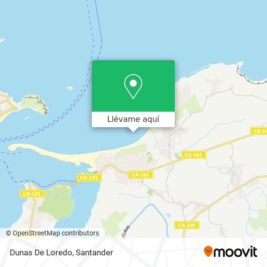 Mapa Dunas De Loredo