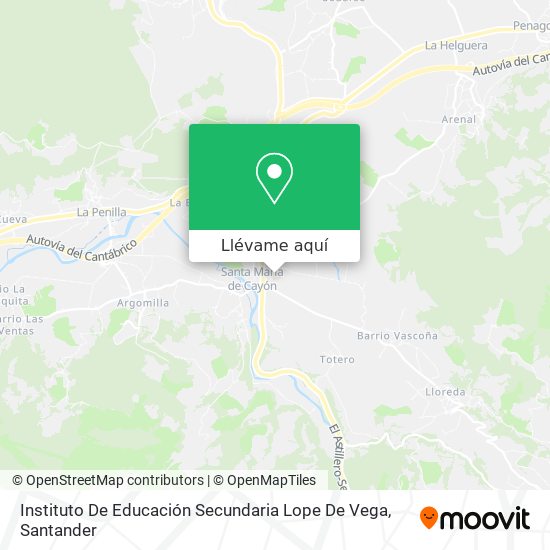 Mapa Instituto De Educación Secundaria Lope De Vega