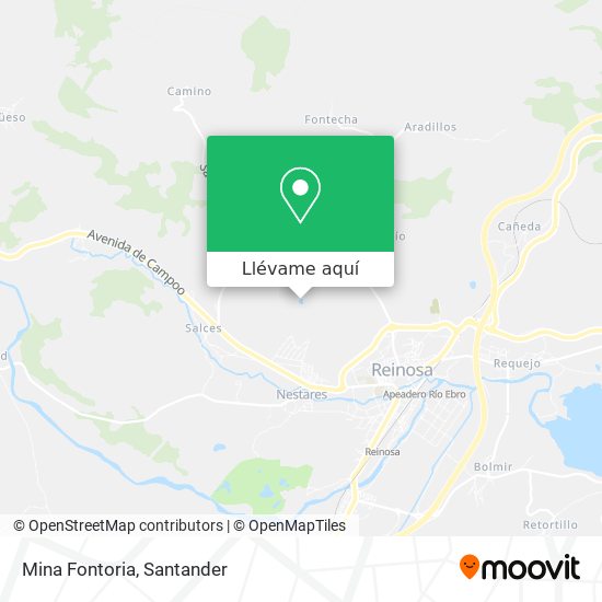 Mapa Mina Fontoria