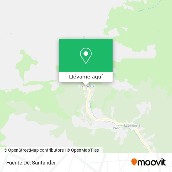 Mapa Fuente Dé