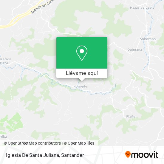 Mapa Iglesia De Santa Juliana