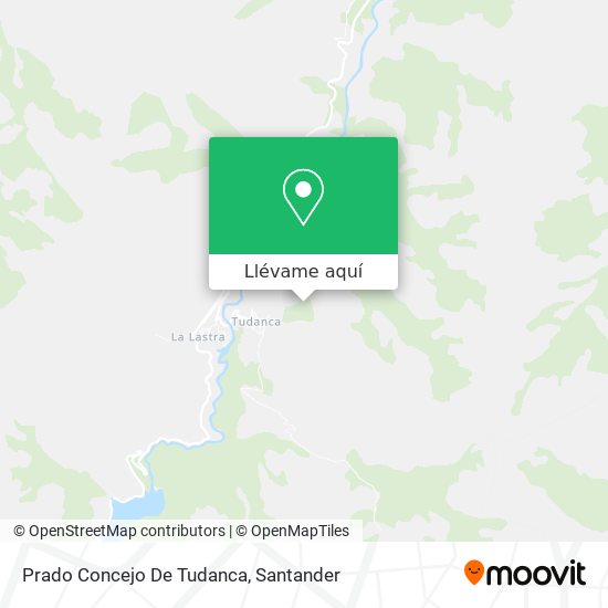 Mapa Prado Concejo De Tudanca