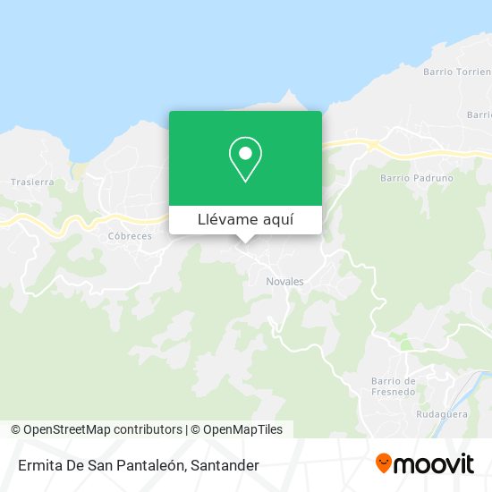 Mapa Ermita De San Pantaleón