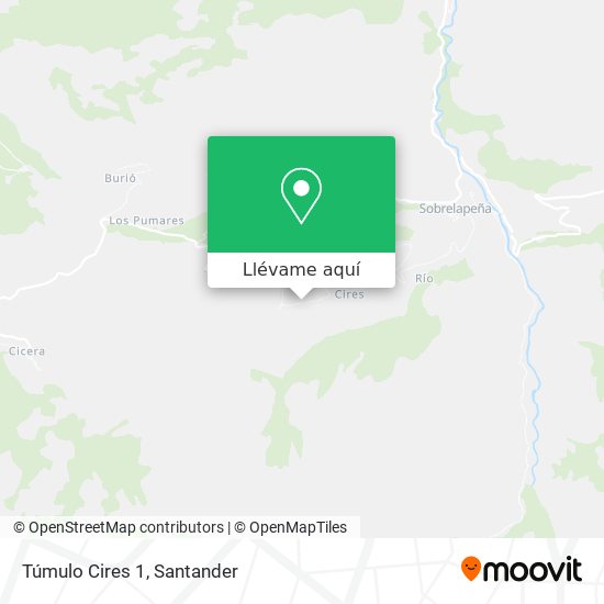 Mapa Túmulo Cires 1