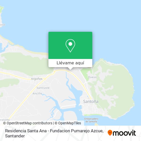 Mapa Residencia Santa Ana - Fundacion Pumarejo Azcue