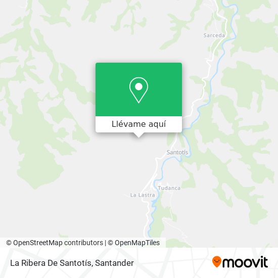Mapa La Ribera De Santotís