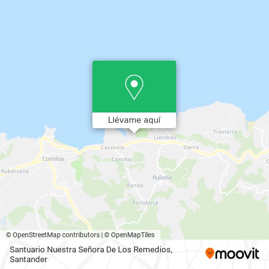Mapa Santuario Nuestra Señora De Los Remedios