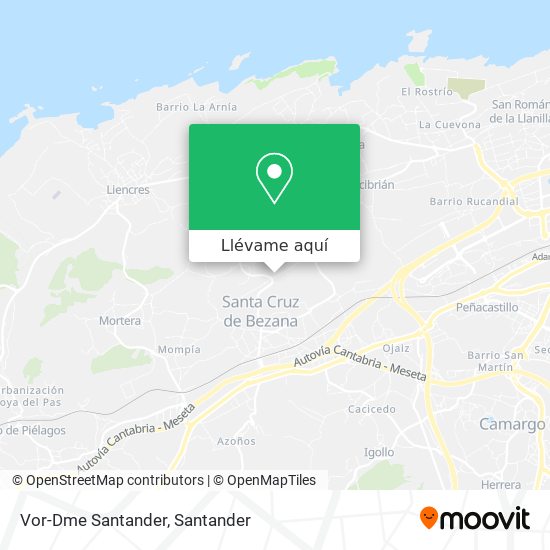 Mapa Vor-Dme Santander