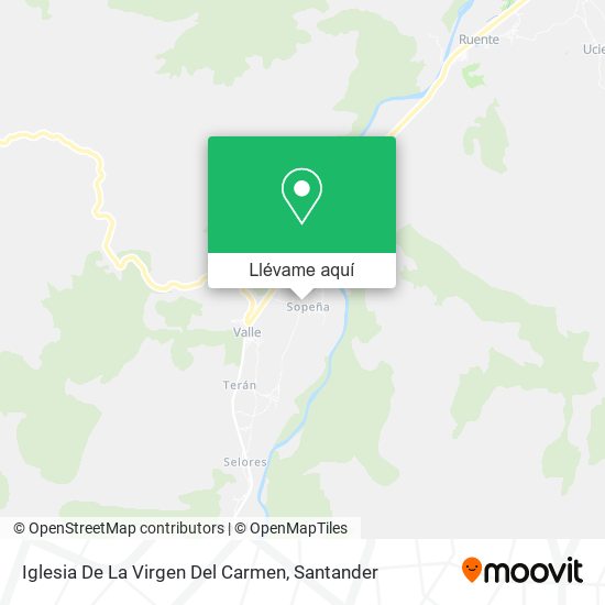 Mapa Iglesia De La Virgen Del Carmen