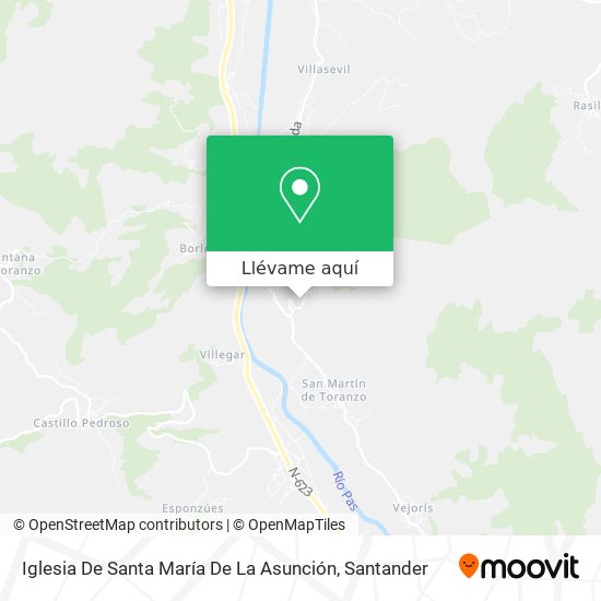 Mapa Iglesia De Santa María De La Asunción