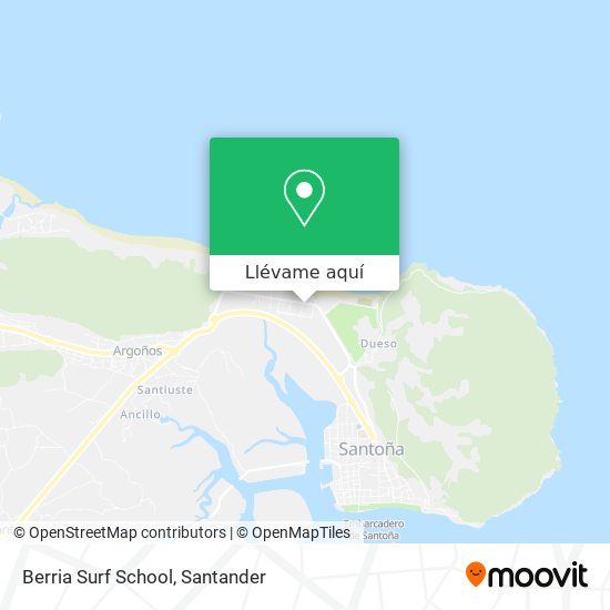 Mapa Berria Surf School