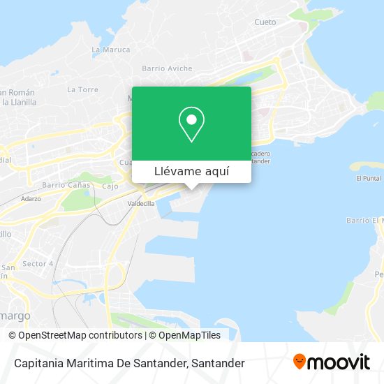 Mapa Capitania Maritima De Santander