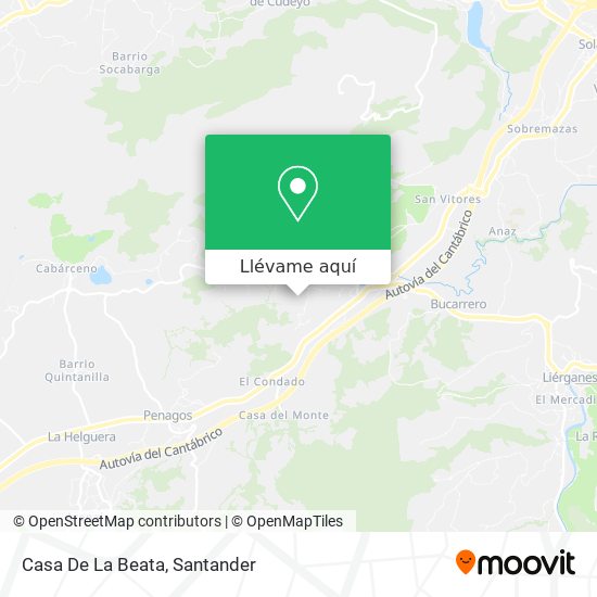 Mapa Casa De La Beata