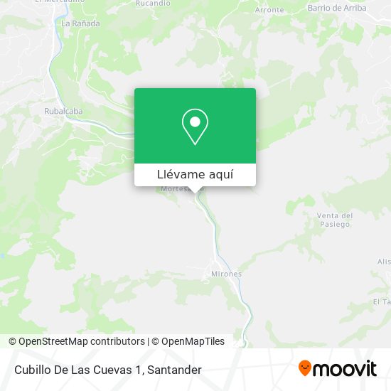Mapa Cubillo De Las Cuevas 1
