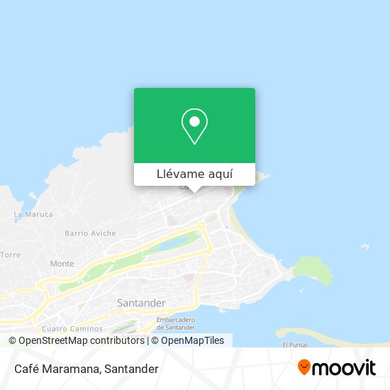 Mapa Café Maramana