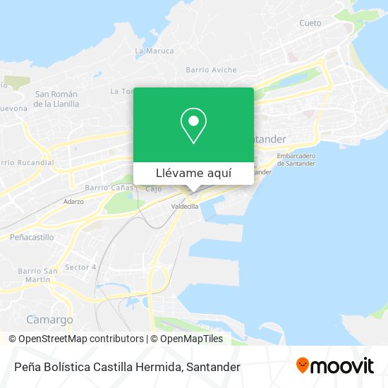 Mapa Peña Bolística Castilla Hermida