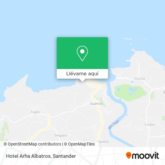 Mapa Hotel Arha Albatros