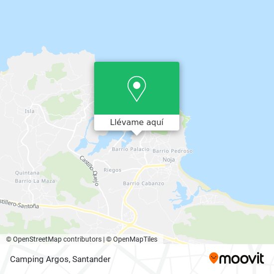 Mapa Camping Argos