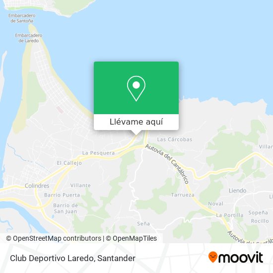 Mapa Club Deportivo Laredo