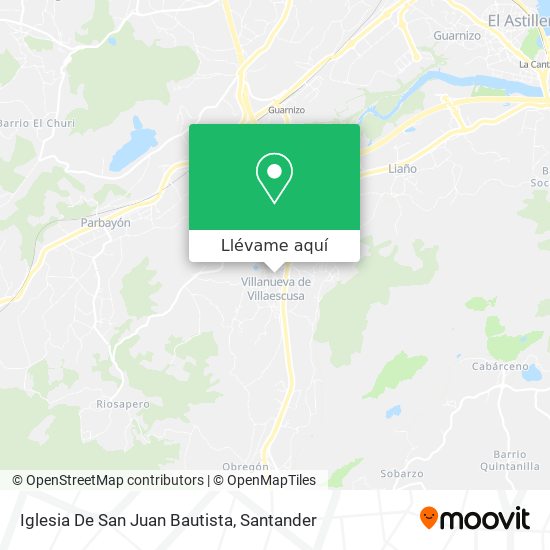 Mapa Iglesia De San Juan Bautista