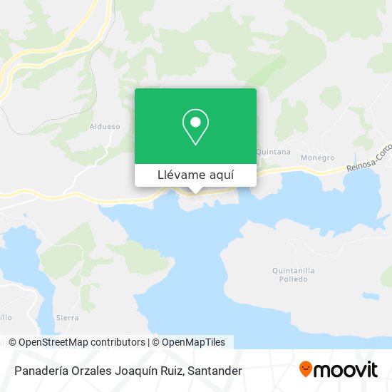Mapa Panadería Orzales Joaquín Ruiz