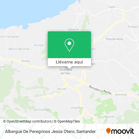 Mapa Albergue De Peregrinos Jesús Otero