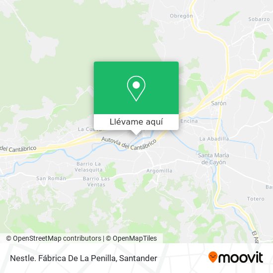 Mapa Nestle. Fábrica De La Penilla