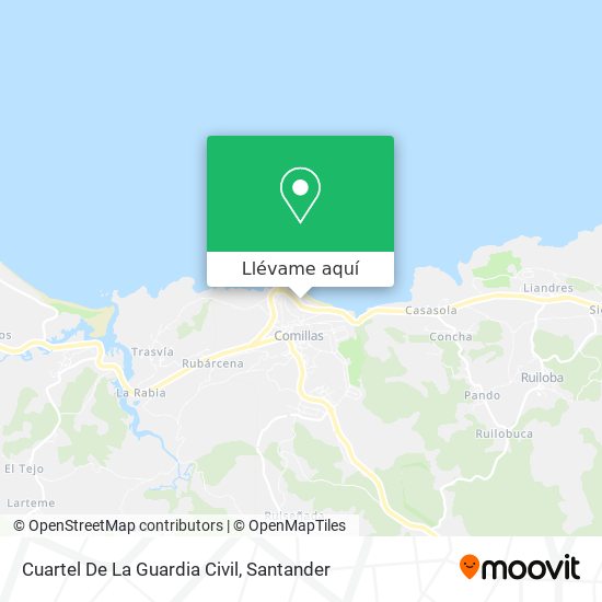 Mapa Cuartel De La Guardia Civil