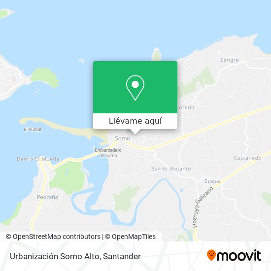 Mapa Urbanización Somo Alto