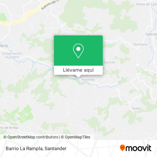 Mapa Barrio La Rampla