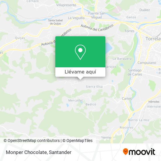 Mapa Monper Chocolate