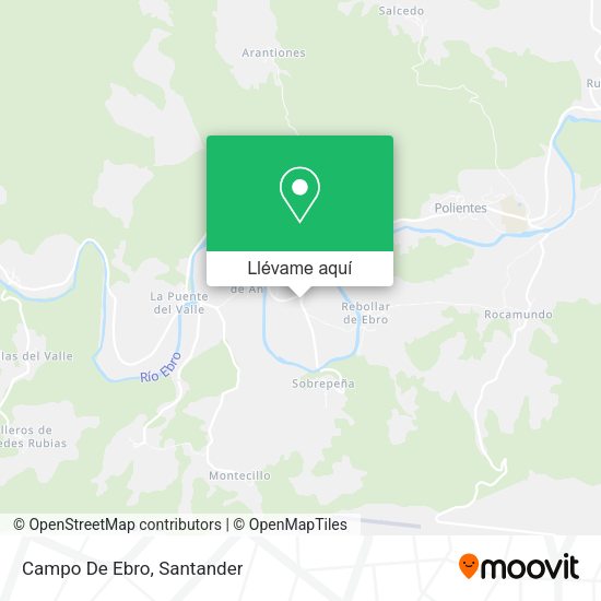 Mapa Campo De Ebro