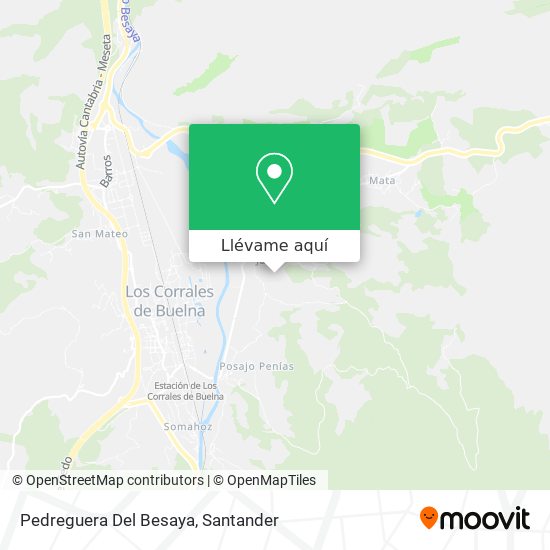 Mapa Pedreguera Del Besaya