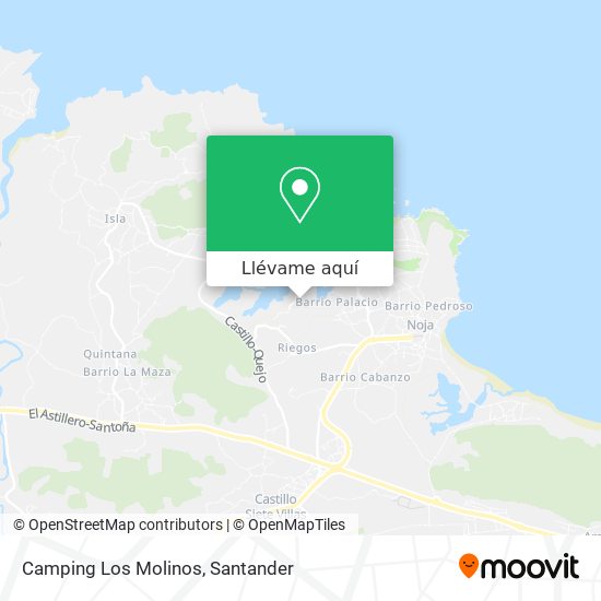 Mapa Camping Los Molinos