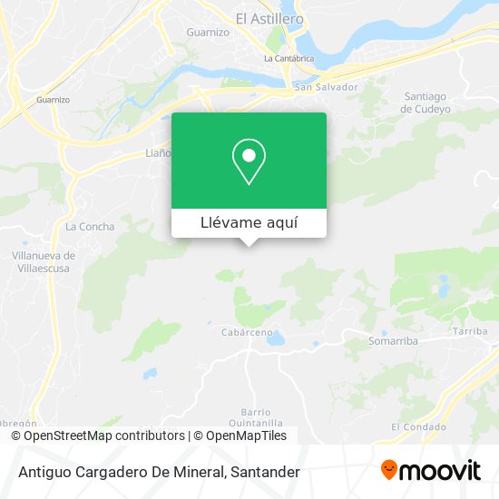 Mapa Antiguo Cargadero De Mineral