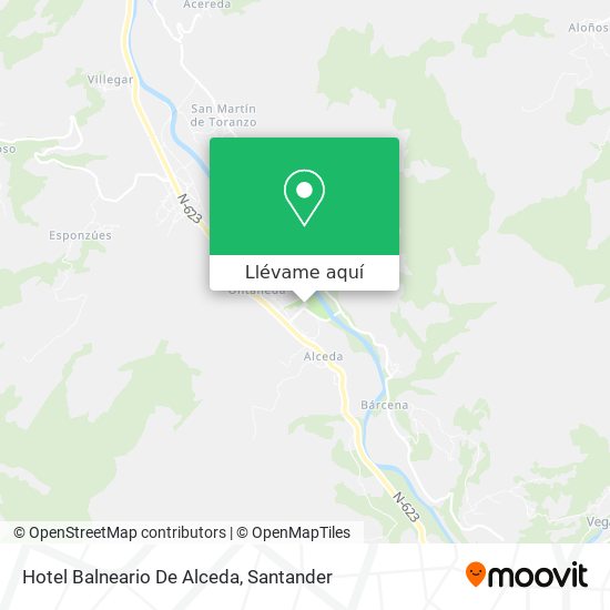 Mapa Hotel Balneario De Alceda