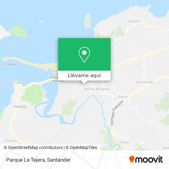 Mapa Parque La Tejera