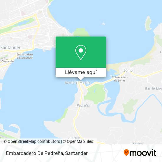 Mapa Embarcadero De Pedreña