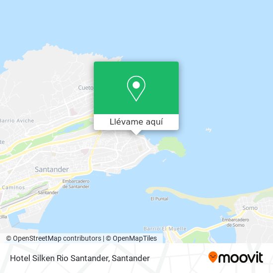 Mapa Hotel Silken Rio Santander