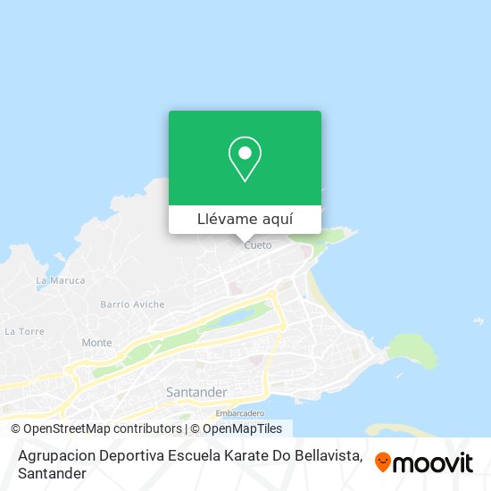 Mapa Agrupacion Deportiva Escuela Karate Do Bellavista