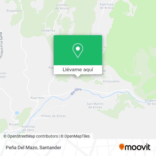 Mapa Peña Del Mazo