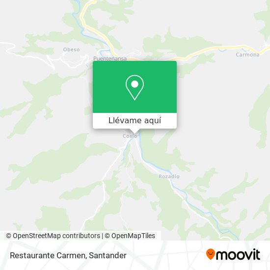 Mapa Restaurante Carmen