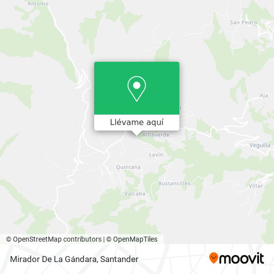 Mapa Mirador De La Gándara