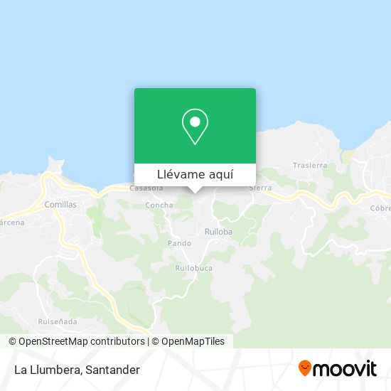 Mapa La Llumbera