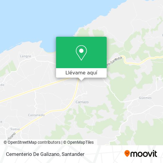 Mapa Cementerio De Galizano