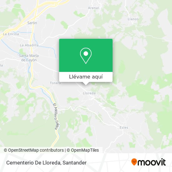 Mapa Cementerio De Lloreda