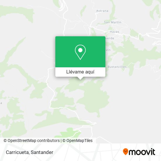 Mapa Carricueta